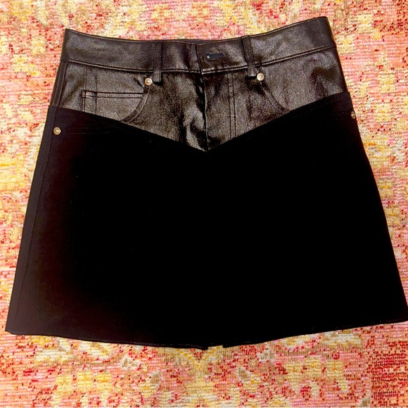 Helmut Lang Dresses & Skirts - Helmut Lang size 0 Like New Mini Garter Skirt